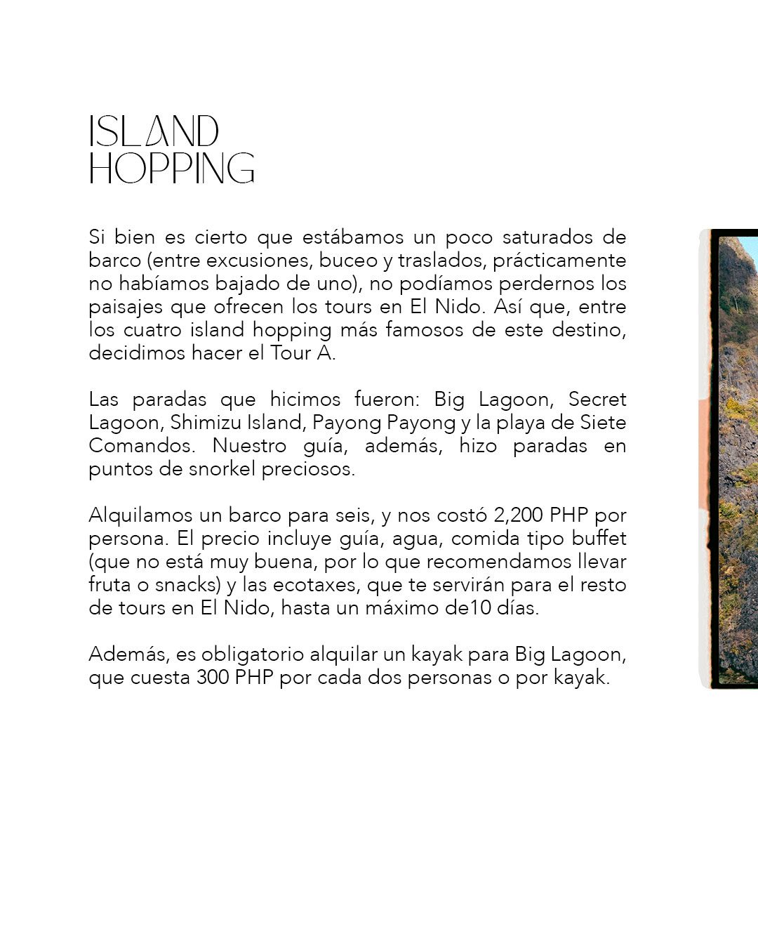 Guía sobre El Nido, Filipinas
